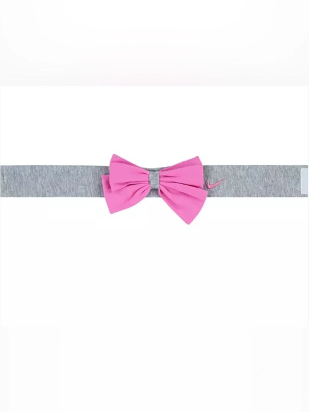 Nike Pink & Gray Infant 3-Piece Bodysuit Set with Bib and Headband